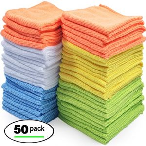 Best Microfiber Cleaning Cloths – Pack of 50 Towels